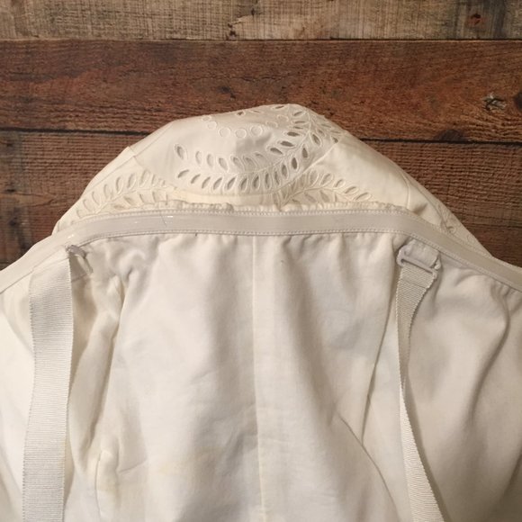 Marc Jacobs White Eyelet Sundress Adjustable/Removeable Straps Size 6 - Picture 10 of 16